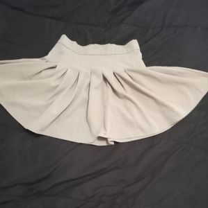 Khaki Tennis Skirt (XS) Shein